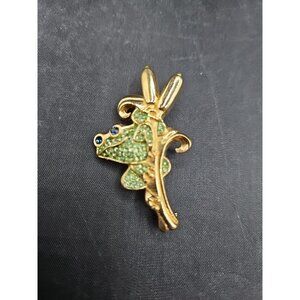 Vintage Lenox Frog Pin Sparkle